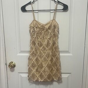 Lucy in the Sky Champagne Elegance Dress